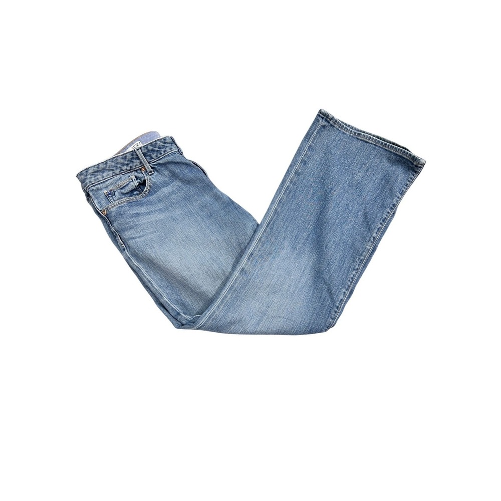 Gap 1969 Curvy Flare Jeans Womens 31/12a Medium Wash Blue Denim Low Rise 34x30